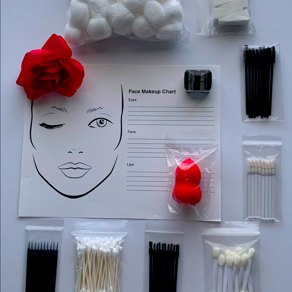 Makeup Sampler Applicator Bag